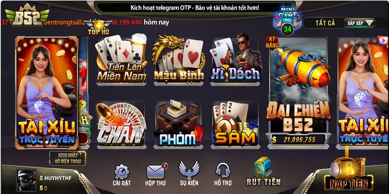 Thương hiệu hiện đang sở hữu nhiều game bài phổ biến và hấp dẫn